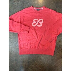 Eddie Bauer Sweatshirt Women’s Medium Tall Pink Logo Crewneck Casual